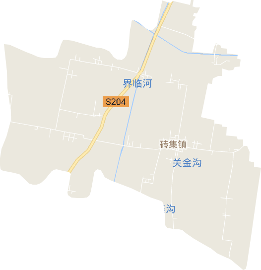 砖集镇电子地图
