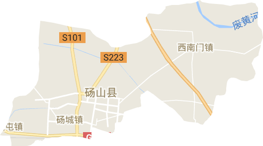 砀城镇电子地图