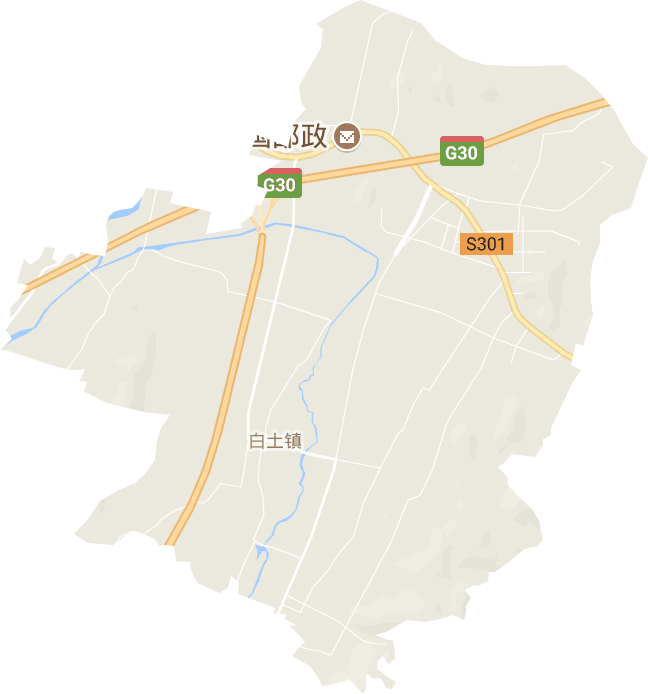 白土镇电子地图