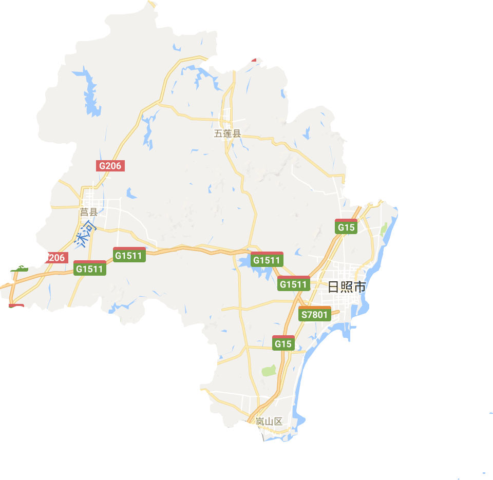 日照市电子地图