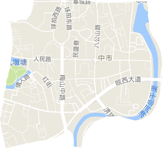 中市街道电子地图