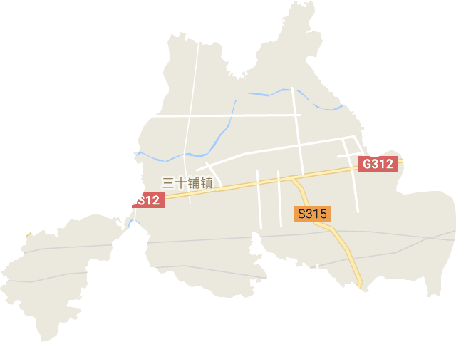 三十铺镇电子地图