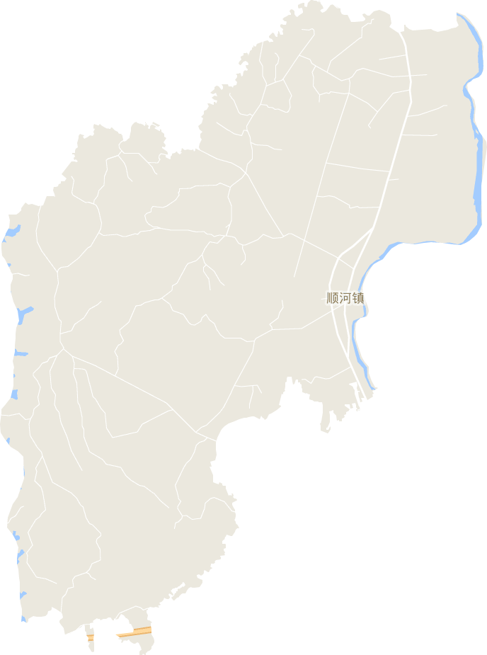顺河镇电子地图