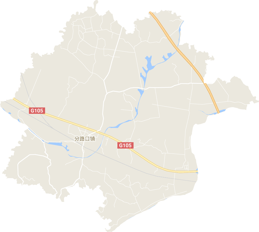 分路口镇电子地图