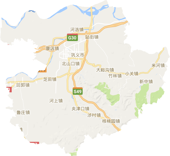 巩义市电子地图