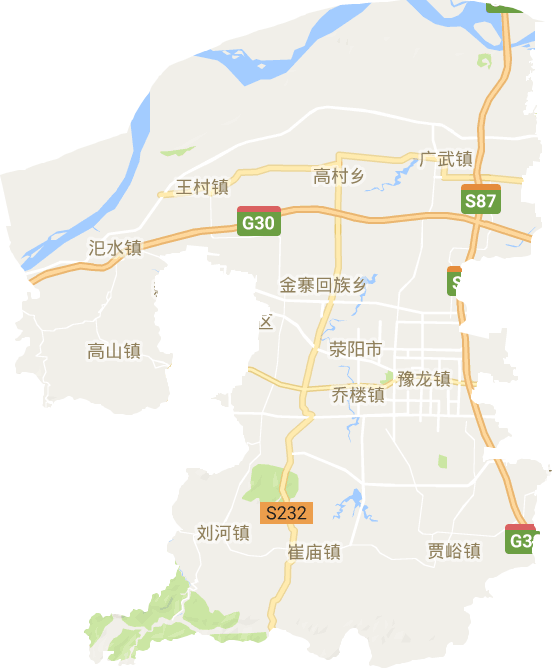 荥阳市电子地图