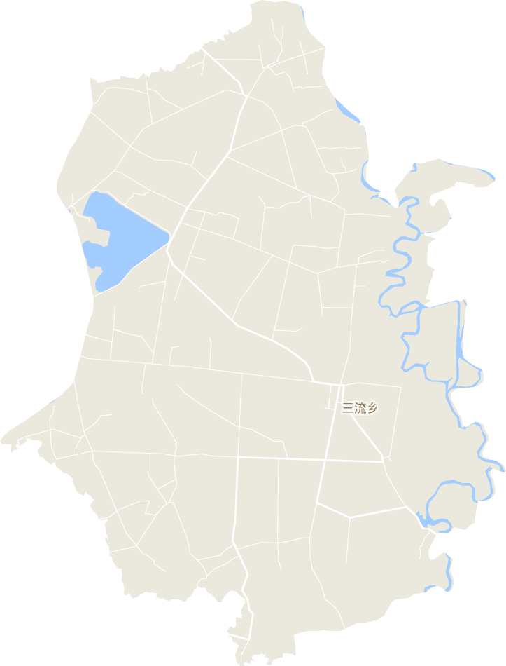 三流乡电子地图