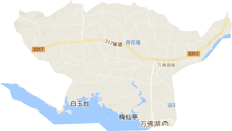 万佛湖镇电子地图