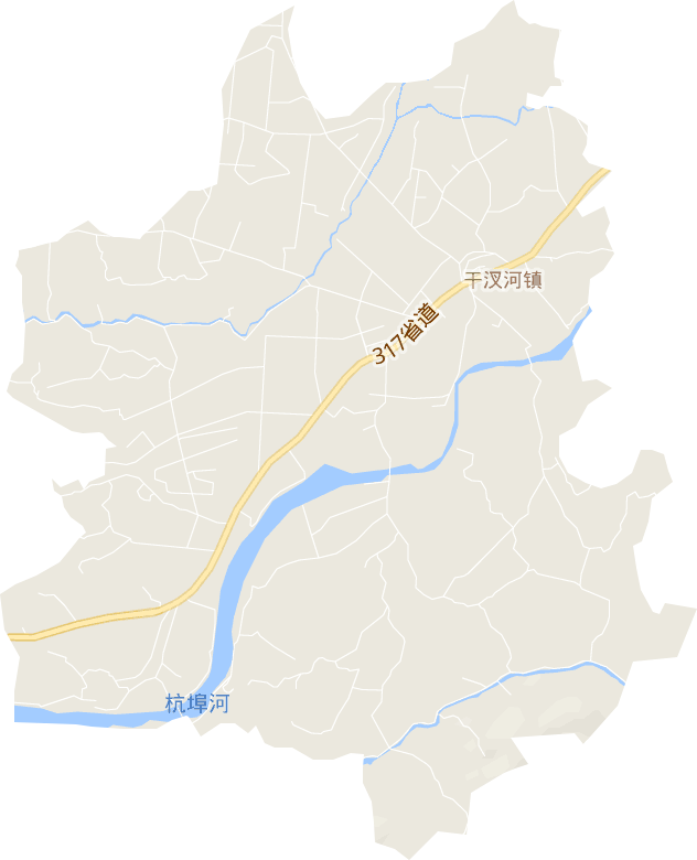 干汊河镇电子地图