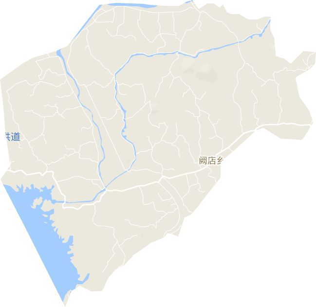 阙店乡电子地图