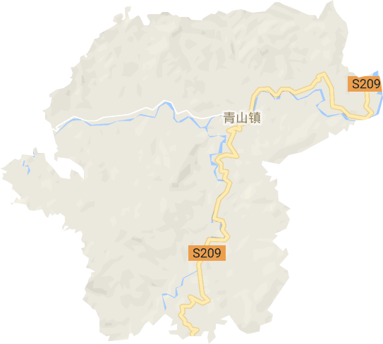 青山镇电子地图