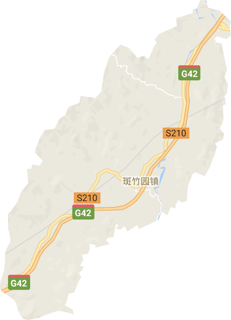 斑竹园镇电子地图
