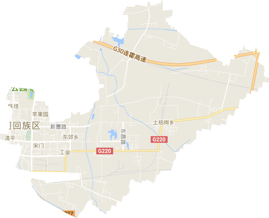 顺河回族区电子地图