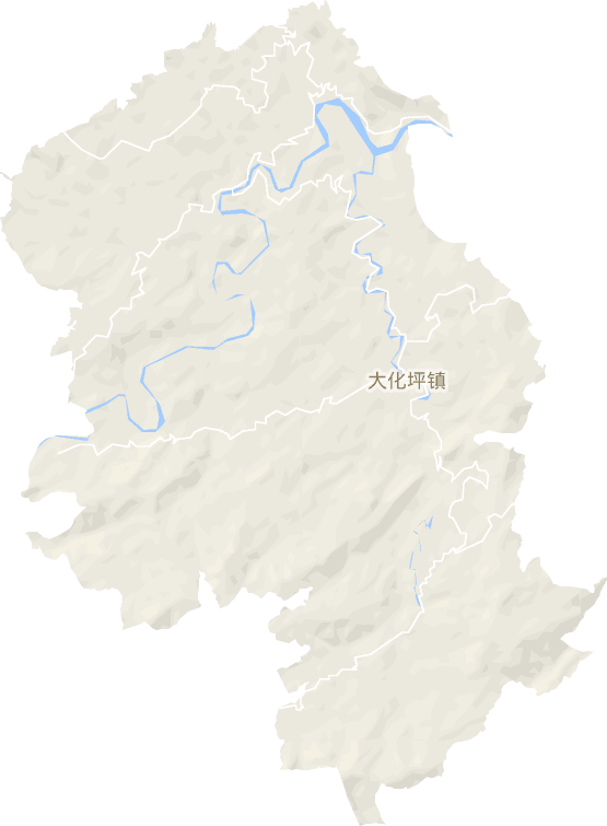 大化坪镇电子地图