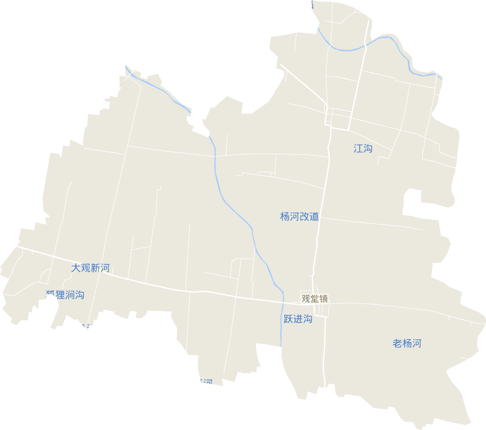 观堂镇电子地图