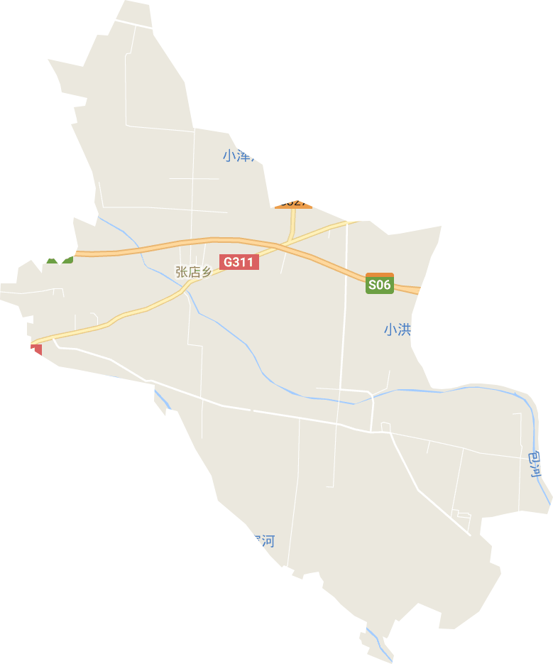 张店乡电子地图