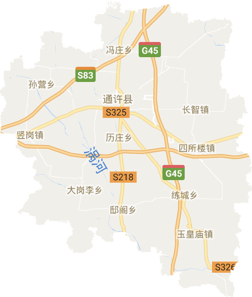通许县电子地图