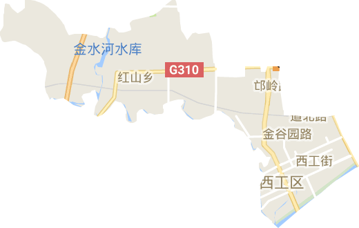 西工区电子地图