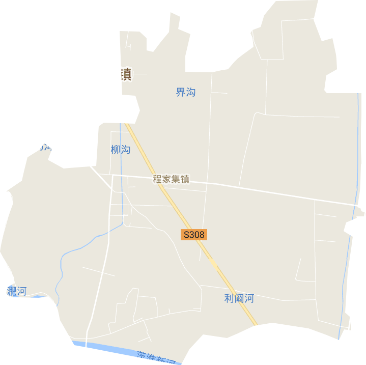 程家集镇电子地图