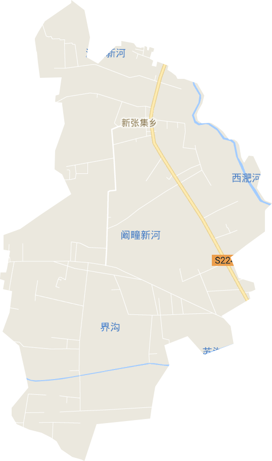 新张集乡电子地图