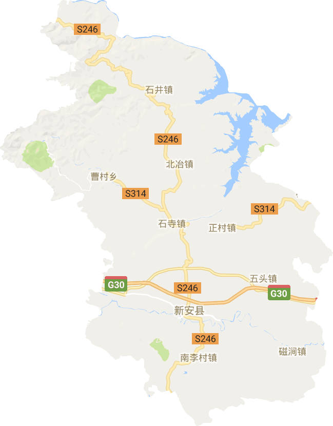 新安县电子地图