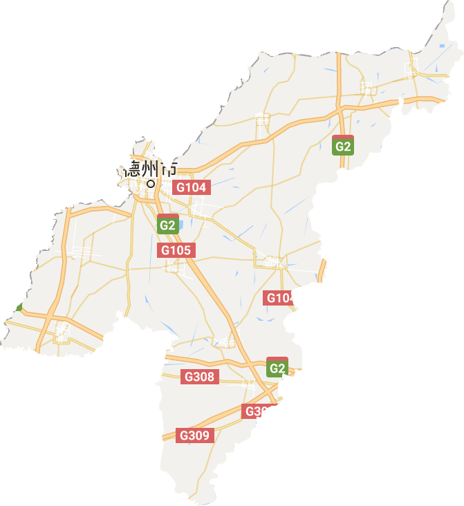 德州市电子地图