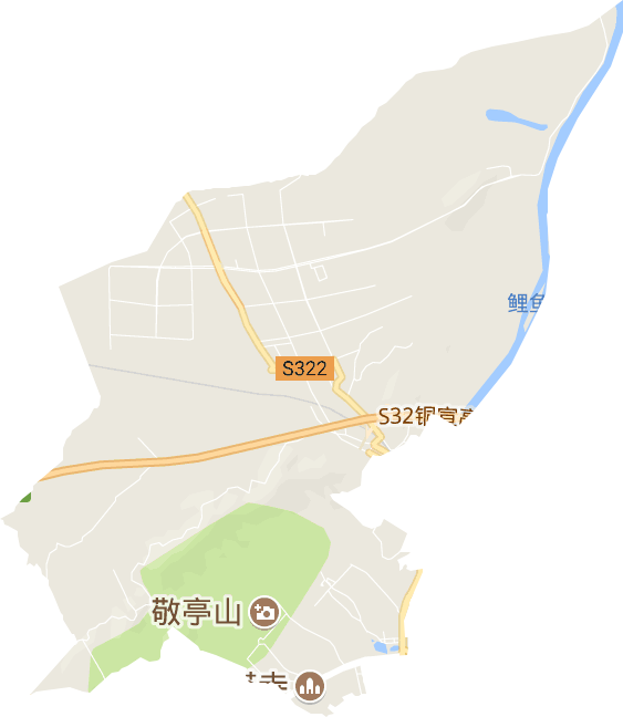 敬亭山街道电子地图