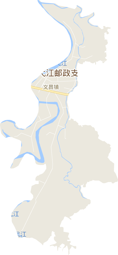 文昌镇电子地图