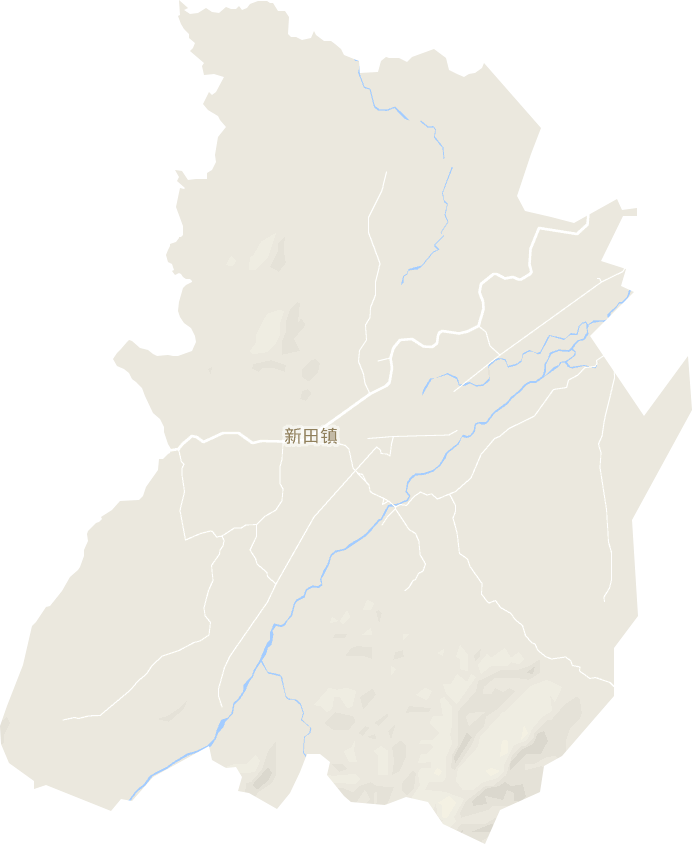 新田镇电子地图