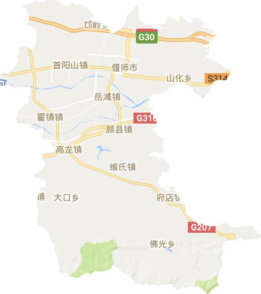 偃师区电子地图