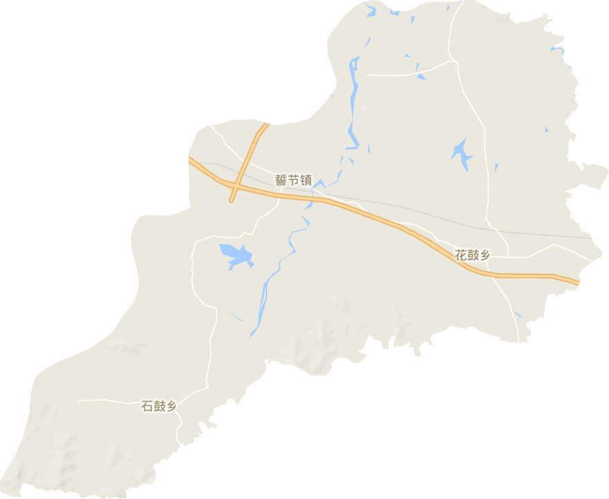 誓节镇电子地图