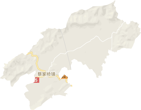 蔡家桥镇电子地图