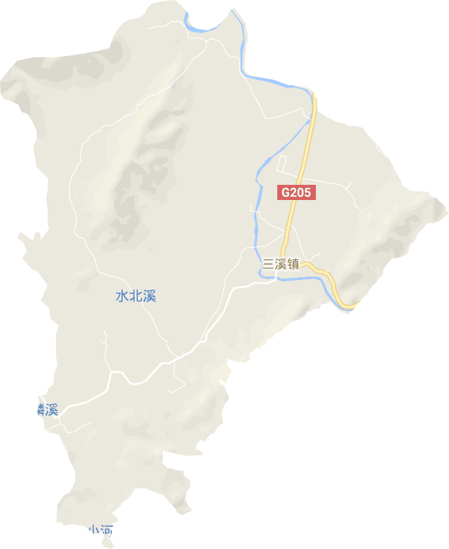 三溪镇电子地图