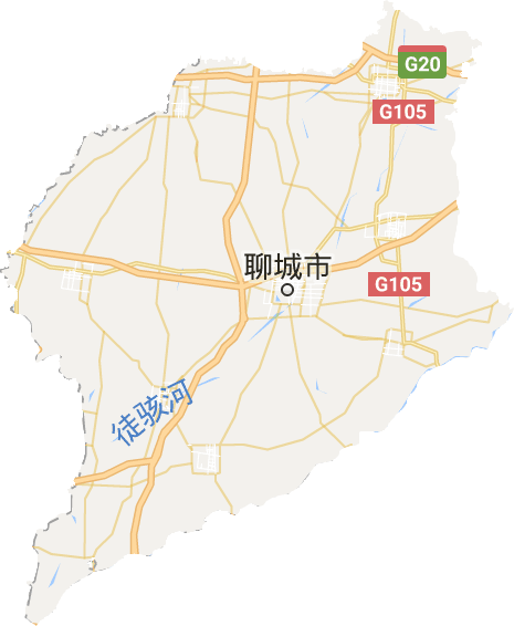 聊城市电子地图