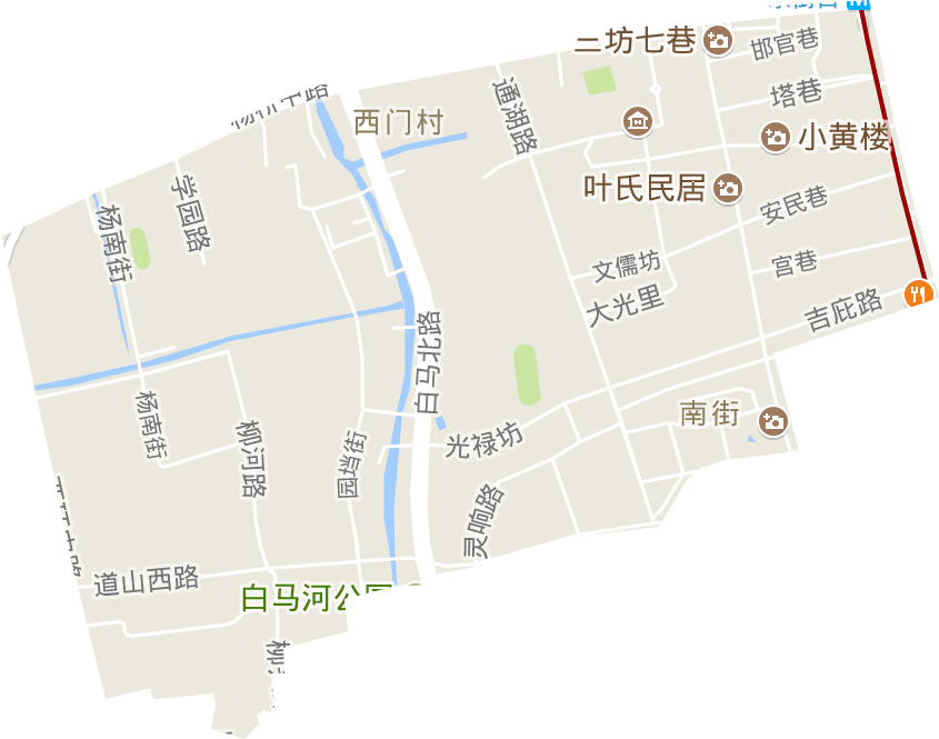 南街街道电子地图
