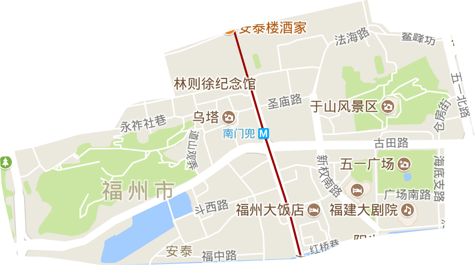 安泰街道电子地图