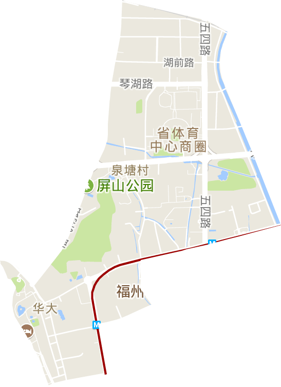 华大街道电子地图