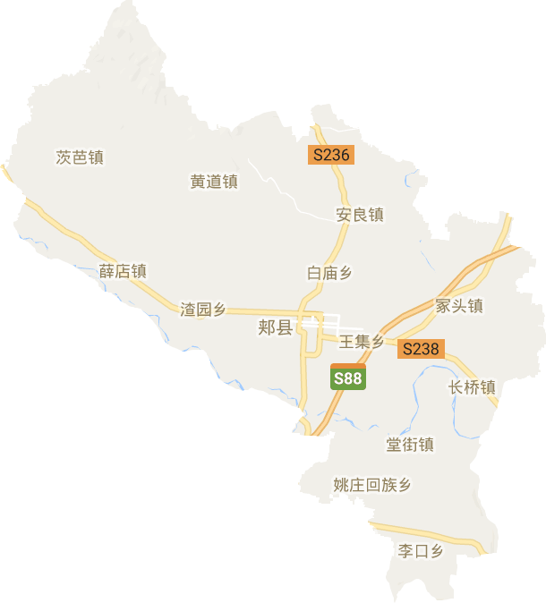 郏县电子地图