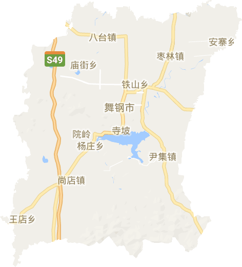 舞钢市电子地图
