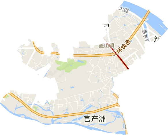 盖山镇电子地图