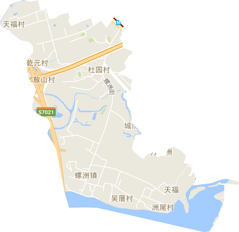 螺洲镇电子地图