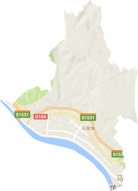 马尾镇电子地图
