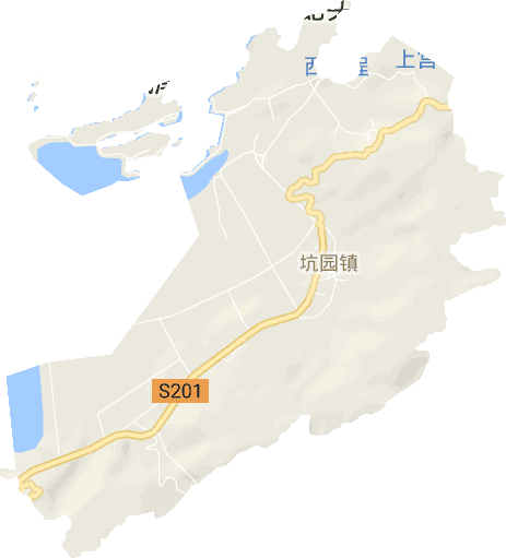 坑园镇电子地图