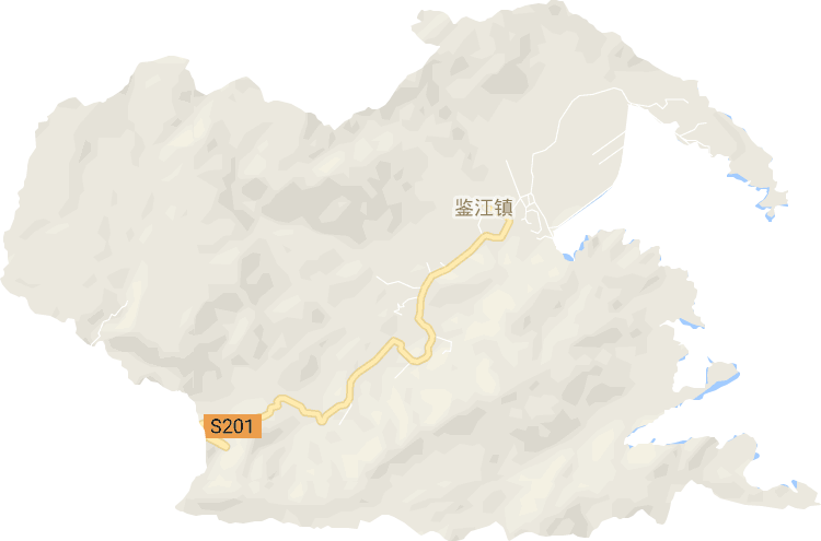 鉴江镇电子地图