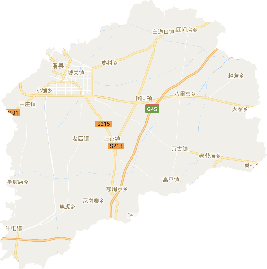 滑县电子地图