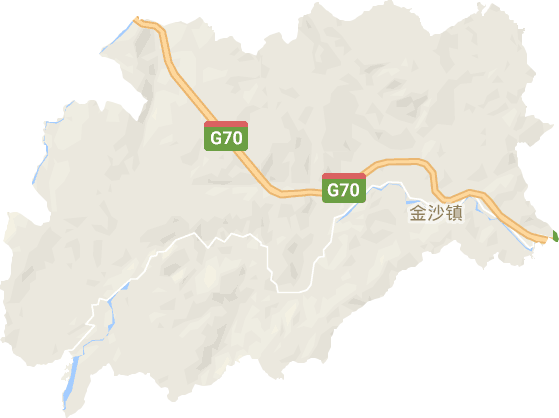 金沙镇电子地图