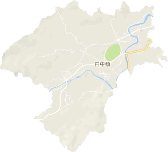 白中镇电子地图