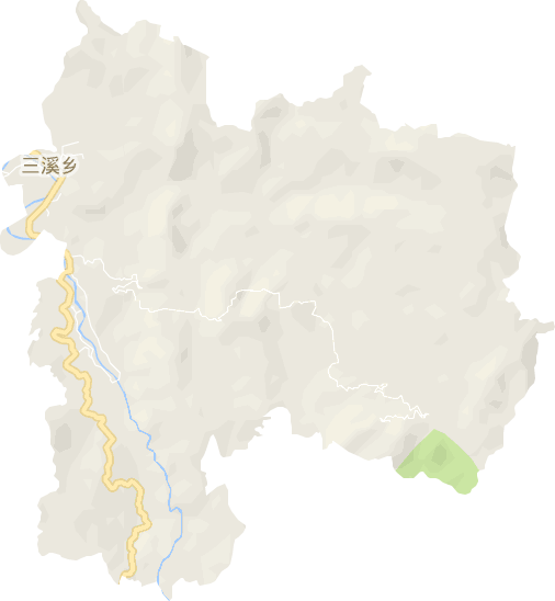三溪乡电子地图
