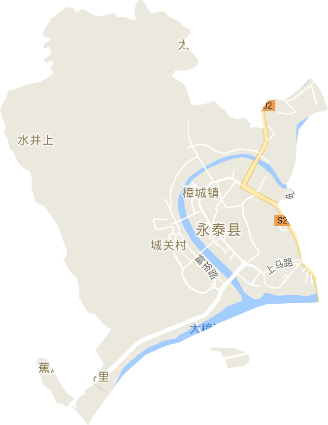 樟城镇电子地图