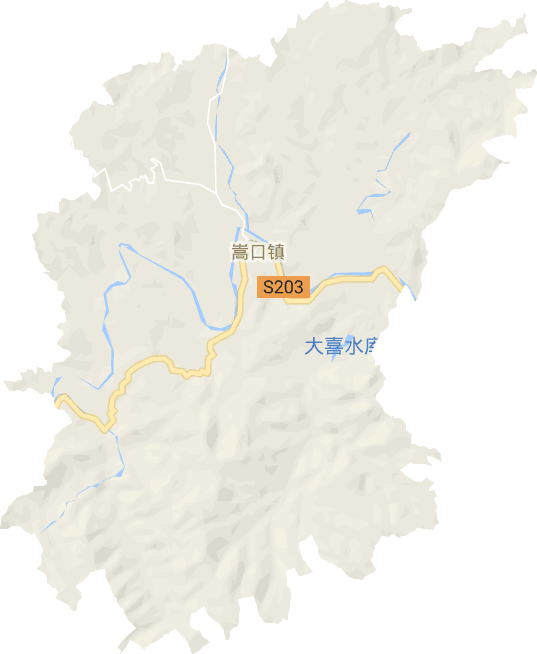 嵩口镇电子地图